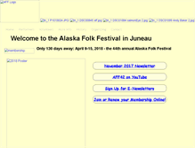Tablet Screenshot of akfolkfest.org